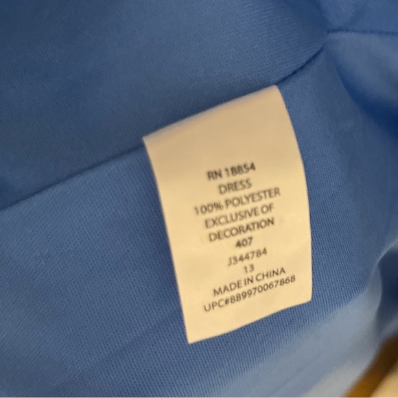 Dear Moon Juniors Periwinkle Illusion Corset Feather Skirt Gown Size 13 Sequins - Picture 14 of 16